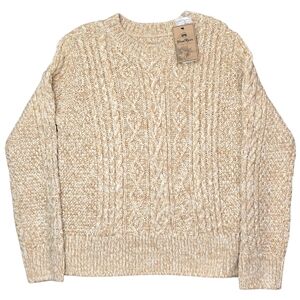 *NWT* WINDRIVER HERITAGE Cable Knit Sweater, Chunky Knit Sweater For Women